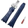 Top Layer Genuine Leather Watch Strap for AP Audemars15400 Royal Oak Offshore Series Male 26mm Blue Black Brown Watchbands