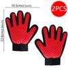 A pairPet Hair Remover Gloves Cat Dog Massage Bathing Cleaning To Bathe Dogs Hair Comb Glove Massage Grooming Dogs Cats Supplies