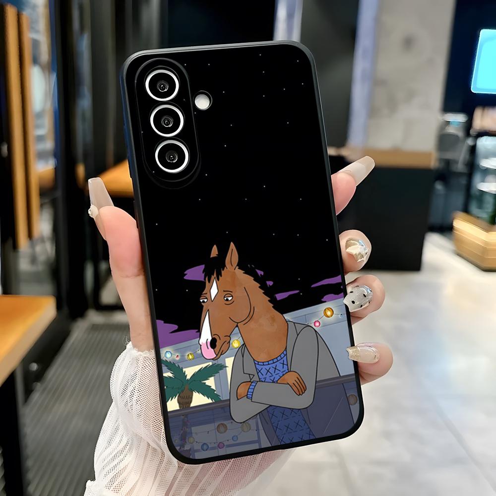Крутой чехол для телефона B-Bojack H-Horseman для Samsung A25 A13 A33 5G A54 A36 A35 A56 A52 A14 Ударопрочный мягкий чехол