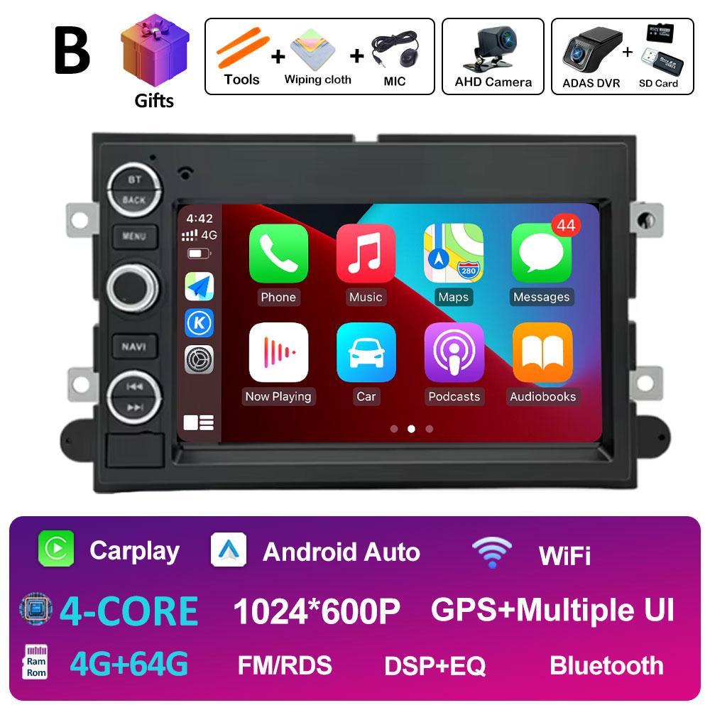 For Ford 500 F150 Android Smart System 7 inch Car Video Multimedia Player Bluetooth DSP Stereo 2.5D Touch Screen Head Unit WIFI