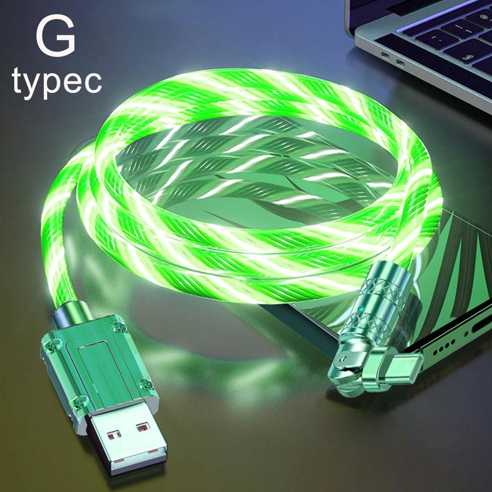 Вращающийся магнитный стример цинковый сплав кабель передачи данных быстрый зарядный кабель три в одном Flash Streame H3Z4