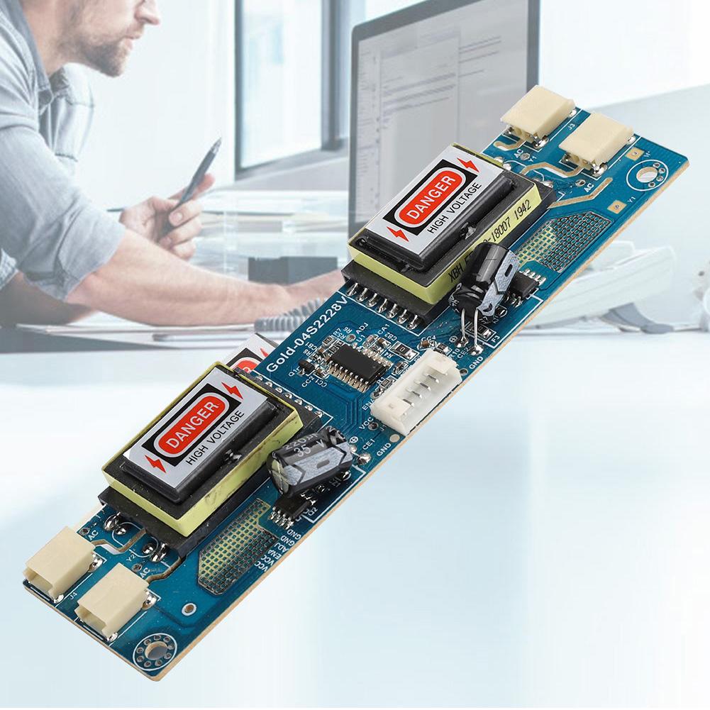 CCFL 4 Lamp Small Port High Pressure Inverter Board for 10 26 LCD Screen Backlight 10 28V