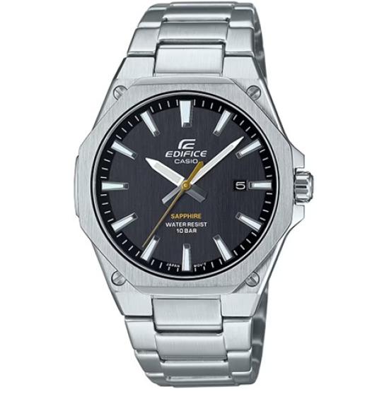 Специальная цена на тонкие кварцевые часы CASIO EDIFICE с черным циферблатом! Мужские EFR-S108DJ-1AJF