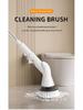 Ручная электрическая телескопическая щетка для чистки ванной комнаты и туалета