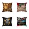 Наволочки с рождественской тематикой Аксессуары для автомобиля Офис Санта-Клаус Гостиная Диван Домашние наволочки