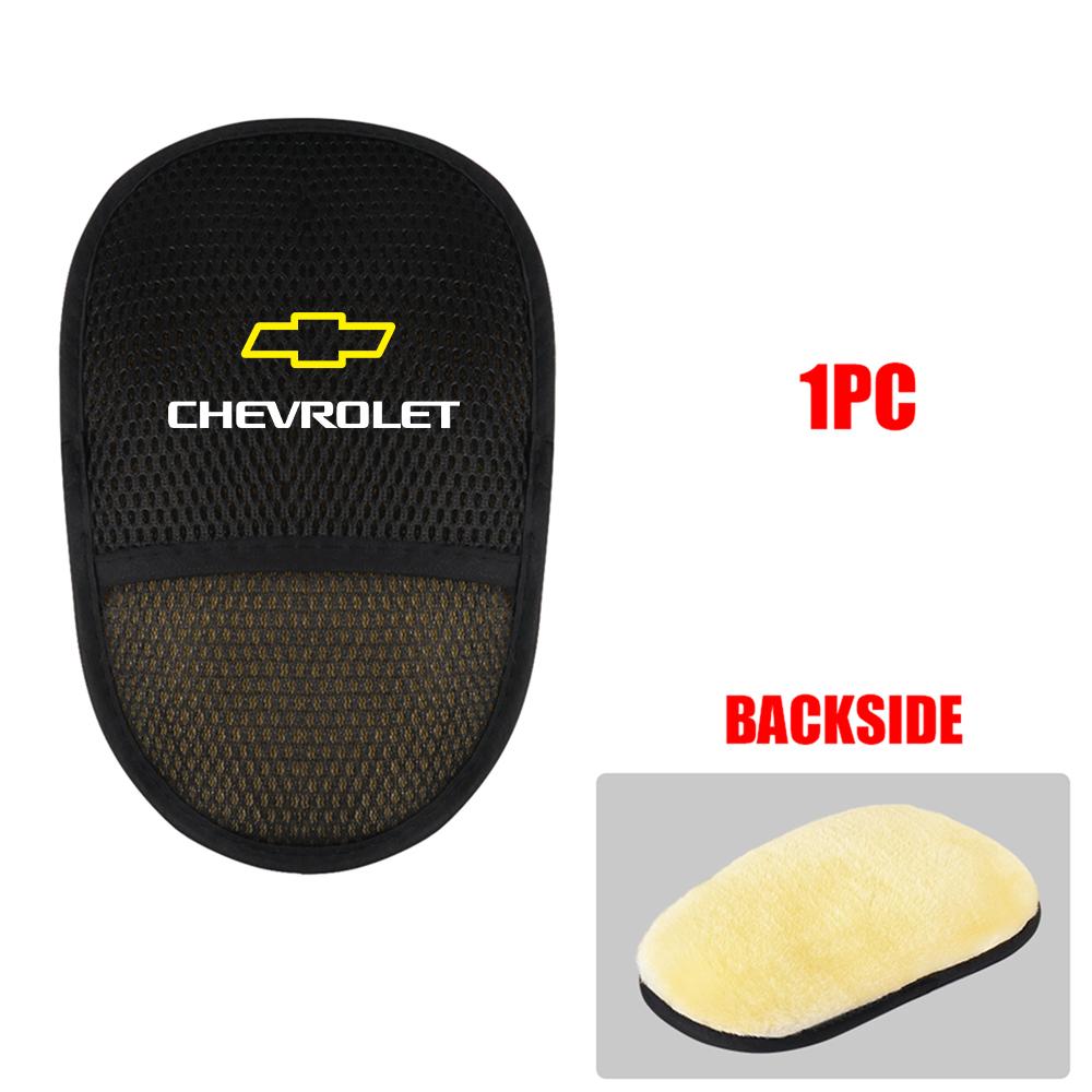xkfg3 1/2pcs Car Plush Cleaning Gloves Thickening Wool Wash Towel For Chevrolet Cruze Colorado Spark Captiva Malibu Trax Aveo Camaro