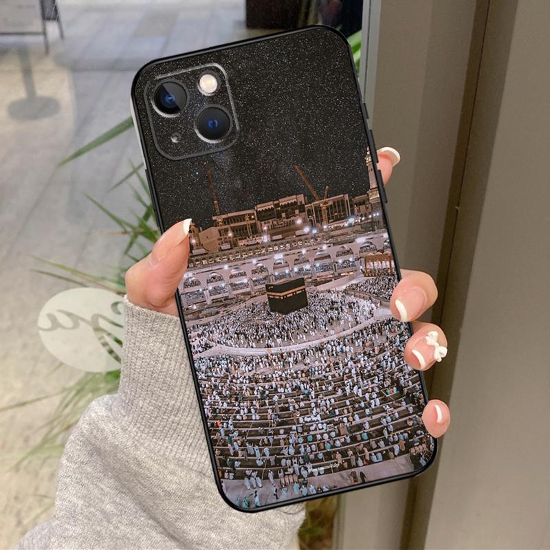 Исламские мусульманские паломники в Мекке Чехол для iPhone 13 11 14 12 15 16 Pro Max Plus XR X XS Max 12 13 Mini Мягкий чехол