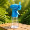 Battery Operated Water Spray Fan Plastic Portable Mist Fan New Handheld Misting Fan  Beach Camping
