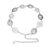 Luxury Women's Metal-Inlaid Waist Chain with Fashionable Design
