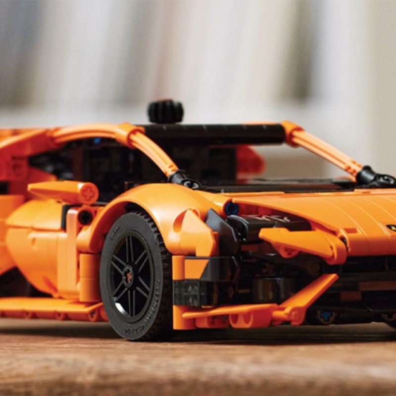 LEGO Технология Механический Оранжевый Lamborghini Huracán Tecnica 806 шт. 42196