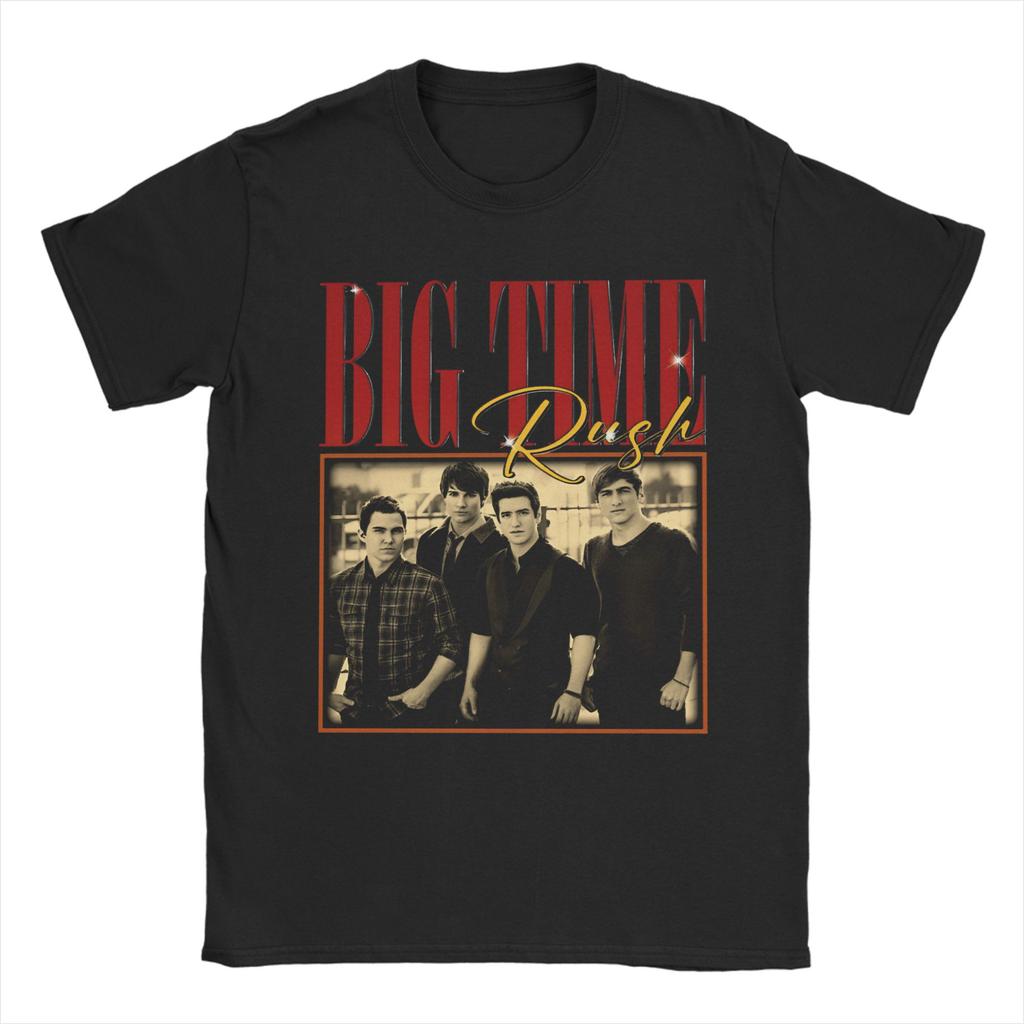 Big Time Rush 2025 Outfit Unisex T Shirts Pure Cotton Tee Graphic Printed  Tops Tshirt
