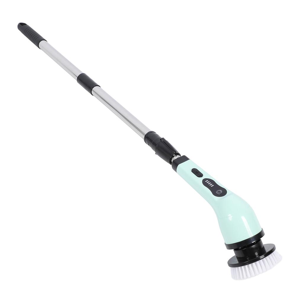 Electric Spin Scrubber Adjustable Length Waterproof 9 Replaceable Brush Heads Handheld Cordless