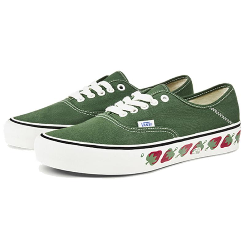 Vans Оригинальные Низкие Нескользящие Легкие Скейтбордические Кроссовки Унисекс Зеленые Vans VN0A3MU6VL9