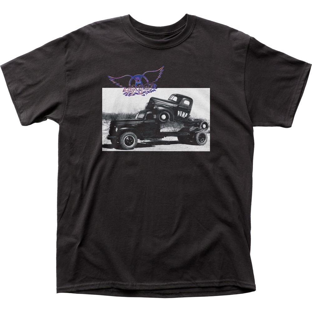 Aerosmith Pump Mens T Shirt Music Classic Concert Rock N Roll Band Tee New Black Unisex T-Shirt Graphic Tee