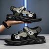 Mens Open Toe Sports Sandals Summer Outdoor Breathable Beach Shoes Casual Slippers Soft Bottom Thickening Comfortable Non-slip