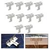 10pcs Solar Panel Water Guide Clips Stainless Steel Photovoltaic Panel Quick Drainage Diversion Clip 30mm 33mm 35mm 40mm