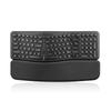 Perixx Wireless Ergonomics English Layout Keyboard Connection Detachable Wrist Rest Black PERIBOARD-636BUS USB2.4