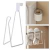 Over The Tank Toilet Paper Holder for Bathroom Storage, Metal Tissue Roll Organizer