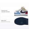 Court Borough Low Recraft PS Белые громовые синие светло-малиновые детские кроссовки Blue-Beyond DV5457-124