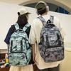 Large Capacity Student Schoolbag Print Men Lightweight Backpack Women Backpack