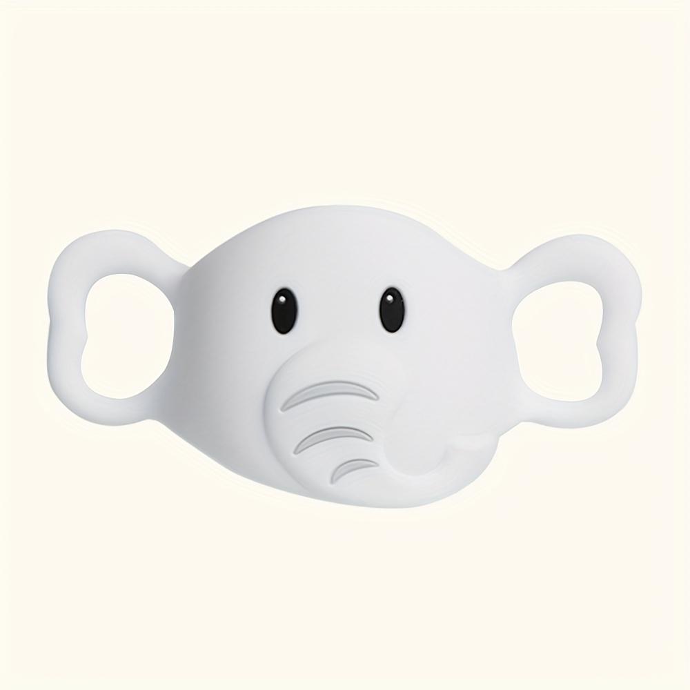 [Cute Elephant Bottle Cover] Cute Little Elephant Design Silicone Anti-Drop Cover|Durable & Stable Feeding Bottle Holder for Breast Pump or Sippy Cups