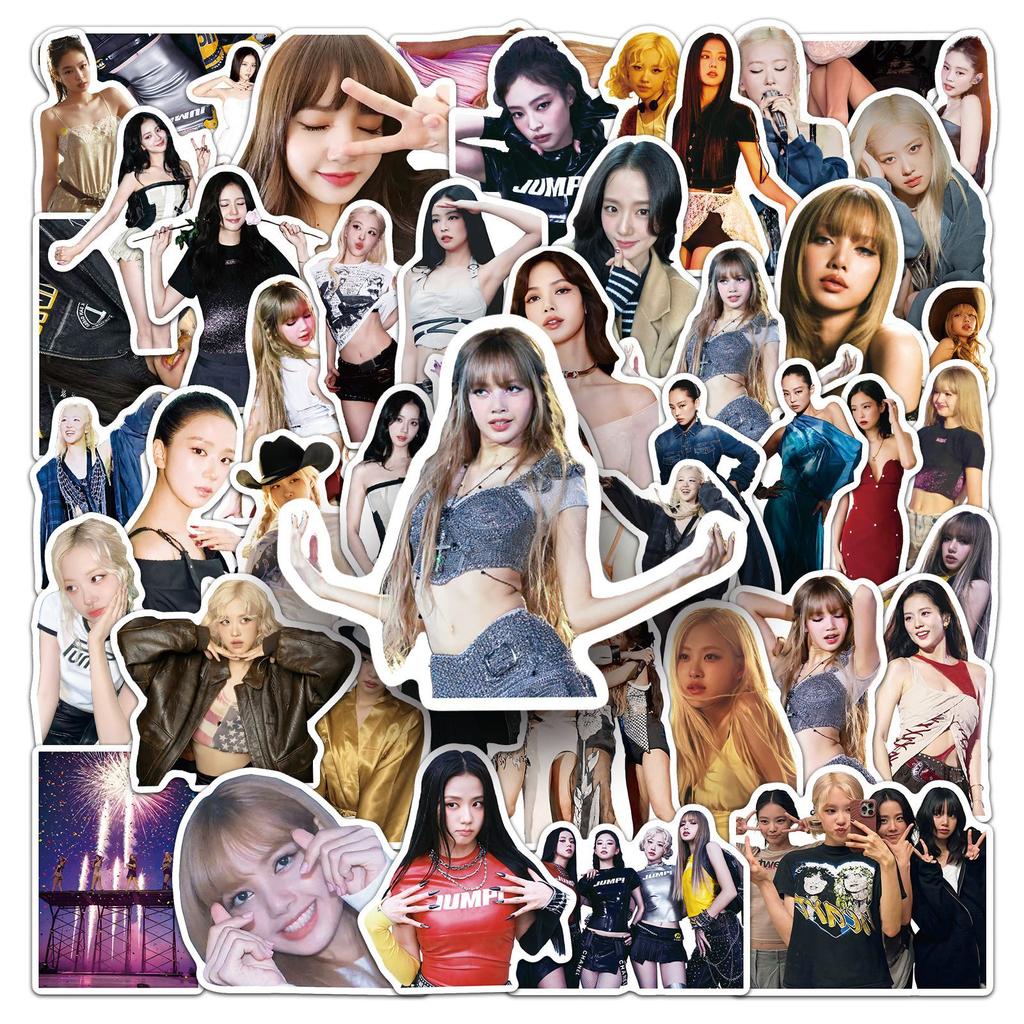 50 Stickers Koreansinger BLACKPINKwaterproof Decoration DIY Mobile Phone Computerstickers