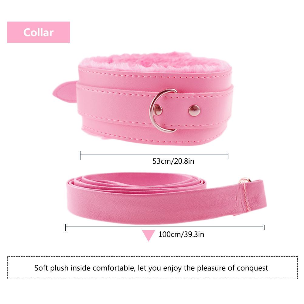 7 шт. в комплекте сексуальная плюшевая игрушка для взрослых, уникальный комплект удерживающих наручников