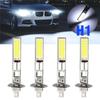 2Pcs H1 H3 880 881 Fog Light White 6000K Headlight COB LED Headlight Hi/Lo Beam Bulbs Driving Lamps Daytime Turn Light Universal
