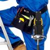 Tool Bag Belt Hammer Mount Strong Construction Faux Leather Tool Belt Bag Utility Tool Bag for Pliers Knife Scissors Screwdrivers