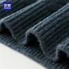 Romon Men's 100% Wool Thick Round Neck Pullover Sweater