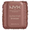 NYX PROFESSIONAL MAKEUP Matte Buttermelt Bronzer Longwear Face Makeup Up To 12 Hour Wear Vegan Formula - Butta Cup, 04 - Butta Biscuits