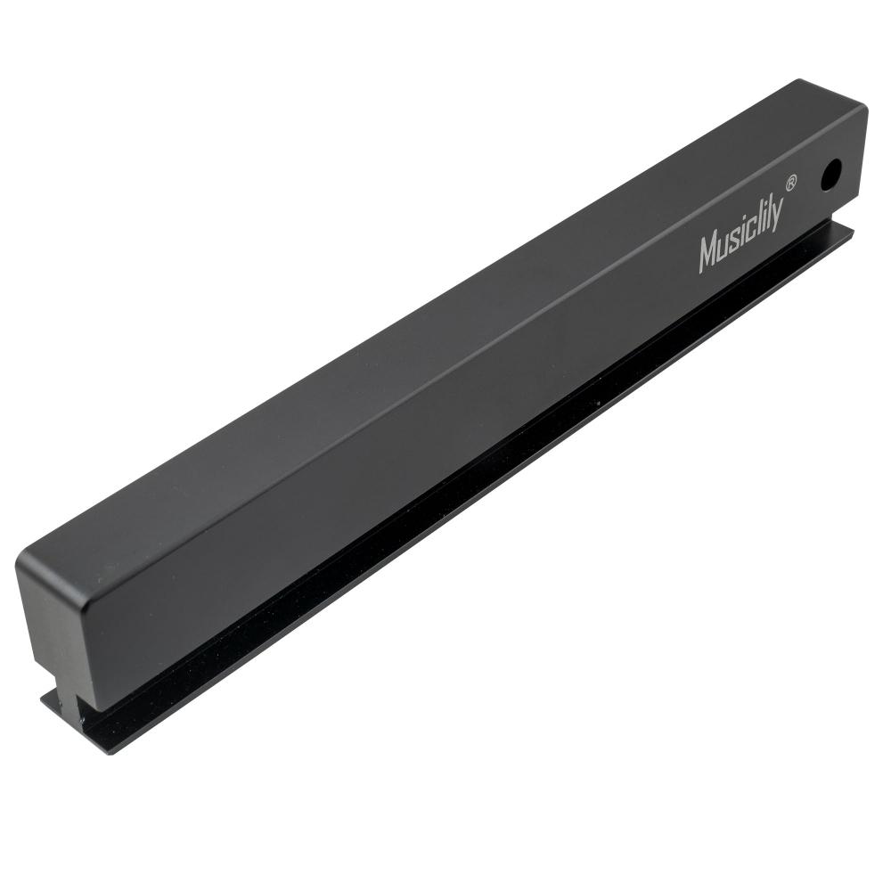 Musiclily Профессиональный 9-дюймовый алюминиевый ладовый брусок для выравнивания ладов, инструмент для полировки ладов для электрогитары, ремонта и обслуживания бас-гитары
