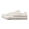 Converse Chuck 70 Low Canvas & Leather - Белые кроссовки унисекс Egret Beach-Stone Black A08762C