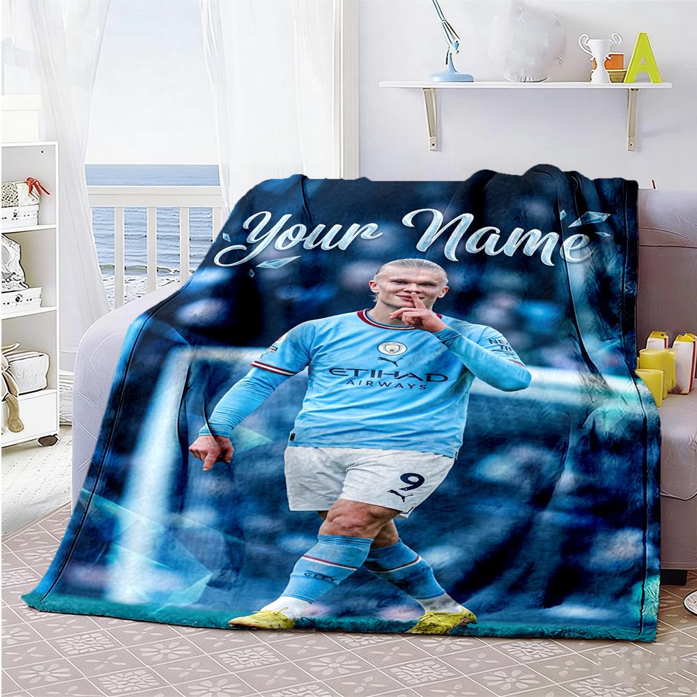 Haaland Personalized Name Blanket Multipurpose Personalized Blanket Durable Comfort Throw For Bed Office Chair Couch Office For All Occasions