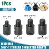 1Pcs Adaptive Shaft Thread Converter Connector M10 M14 5/8-11 Connecting Rod