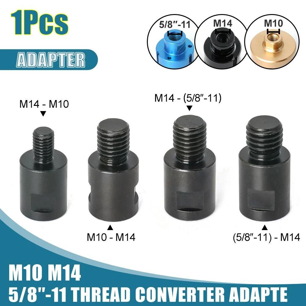 1Pcs Adaptive Shaft Thread Converter Connector M10 M14 5/8-11 Connecting Rod
