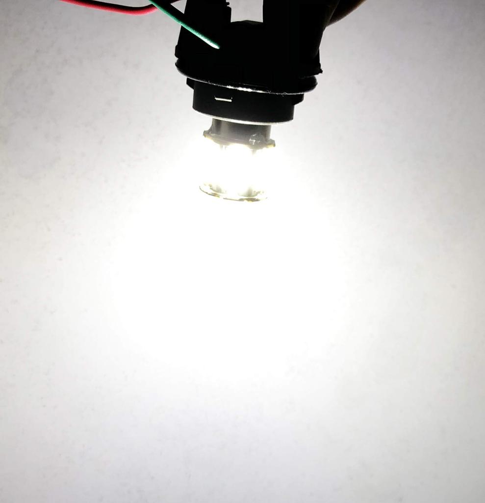 TORIBIO S25 Double/1157 3014SMD 54 LED White Tail Lamp Brake Lamp BAY15d 24V