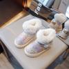 Kids Warm Fleece Lined Waterproof Winter Snow Ankle Boots For Boys And Girls