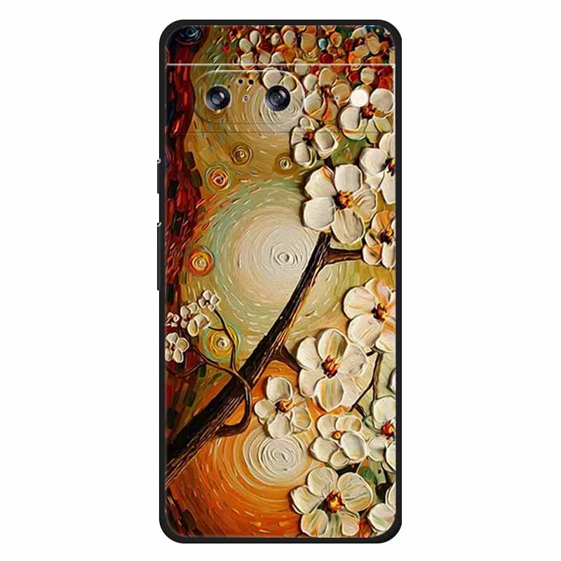 Для Google Pixel 8 / 8pro Чехол Мягкий Силикон Лев Сова Роскошные Задние Крышки Для Google Pixel 8 Pro Чехлы Pixel8 Мультяшные Корпуса