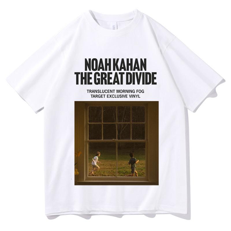 2026 Ноа Кахан Футболка The Great Divide Классическая Повседневная Уличная Мода Унисекс Чистый Хлопок Футболки для Фанатов Графический Короткий Рукав