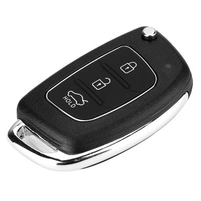 Чехол для ключа-брелока с 3 кнопками, чехол для Hyundai Santa Fe (ix45) 20132014