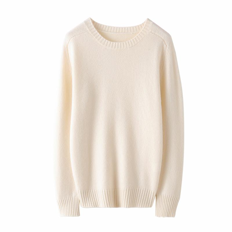Женский кашемировый свитер Qinghe кашемир 100% кашемир, женский осенне-зимний кашемировый свитер, мягкий и теплый