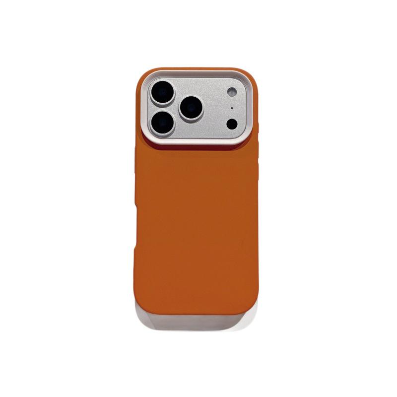 Чехол-бампер 3-в-1 из жидкого силикона, защищенный от падений, для iPhone 17 Pro Max, с ощущением кожи, для моделей 14/15/16 Pro.