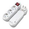 Удлинительная розетка DE в европейском стиле, беспроводной преобразователь 1 из 3 с переключателем