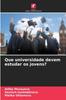 Книга Que Universidade Devem Estudar Os Jovens?
