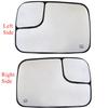 2X Power Heated Towing Mirror Glass For 05-09 Dodge Ram 1500 2500 3500 5161010Aa