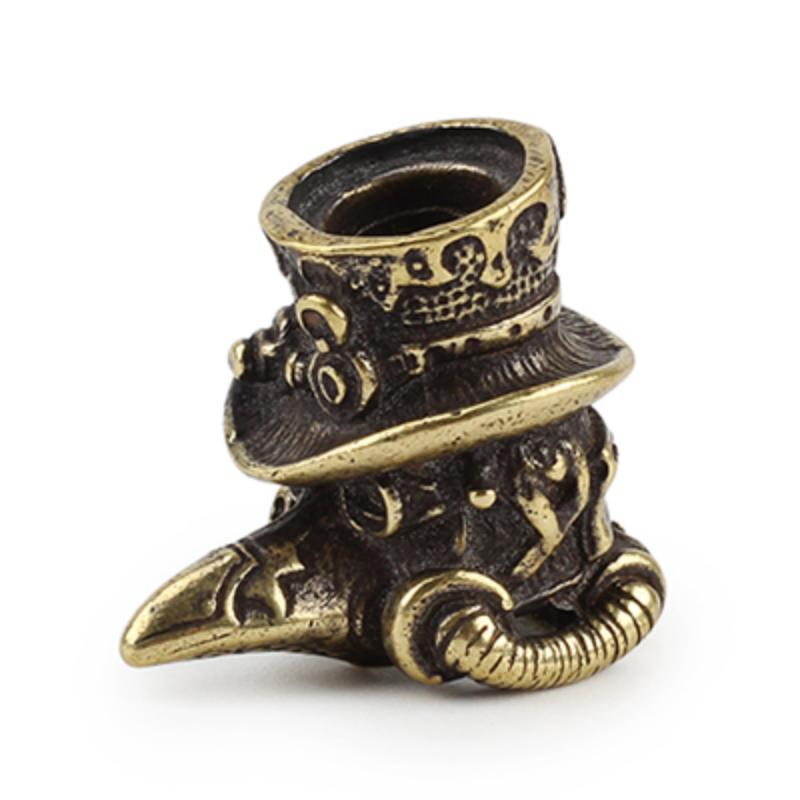 1 шт., череп, латунные бусины-ножи, щит, зонтик, веревка, EDC шнурок, мельхиоровые рыцари, бусины из паракорда