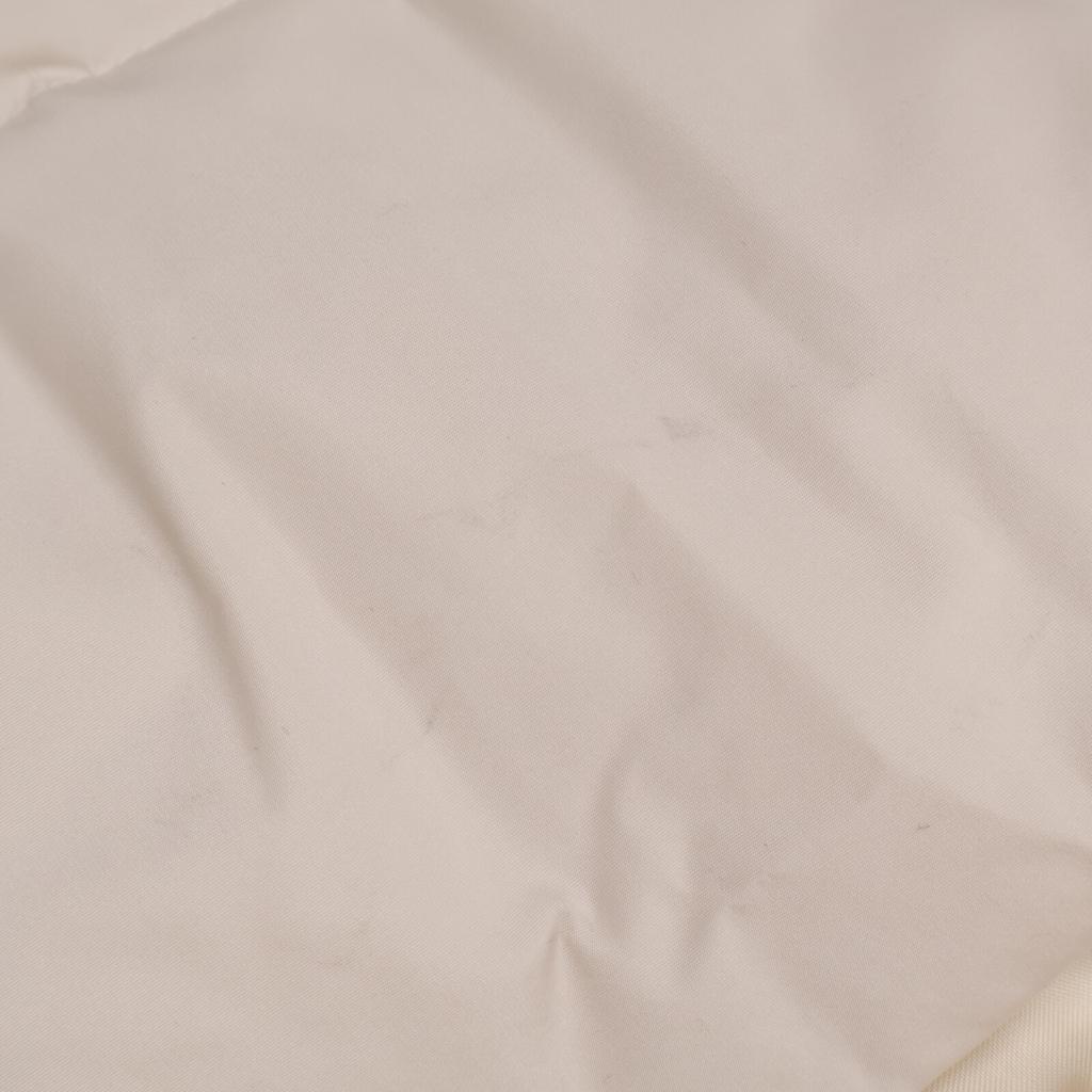 FOXEY Boutique 34690 Пуховик из альпаки с лисьим мехом и контрастным дизайном пальто 38 Слоновая костьБ/у