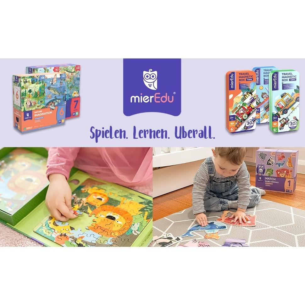 Level 1 2 3 4 5 6 7 Learning Puzzle, Four SeasonsIPromotes Observation Logical ThinkingIClassic Children's Puzzle Toy Set with 2 Puzzle Boxes