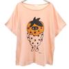 Ne-net Made In Japan Character Print French Sleeve Cut 2 Pale Pink Women Used